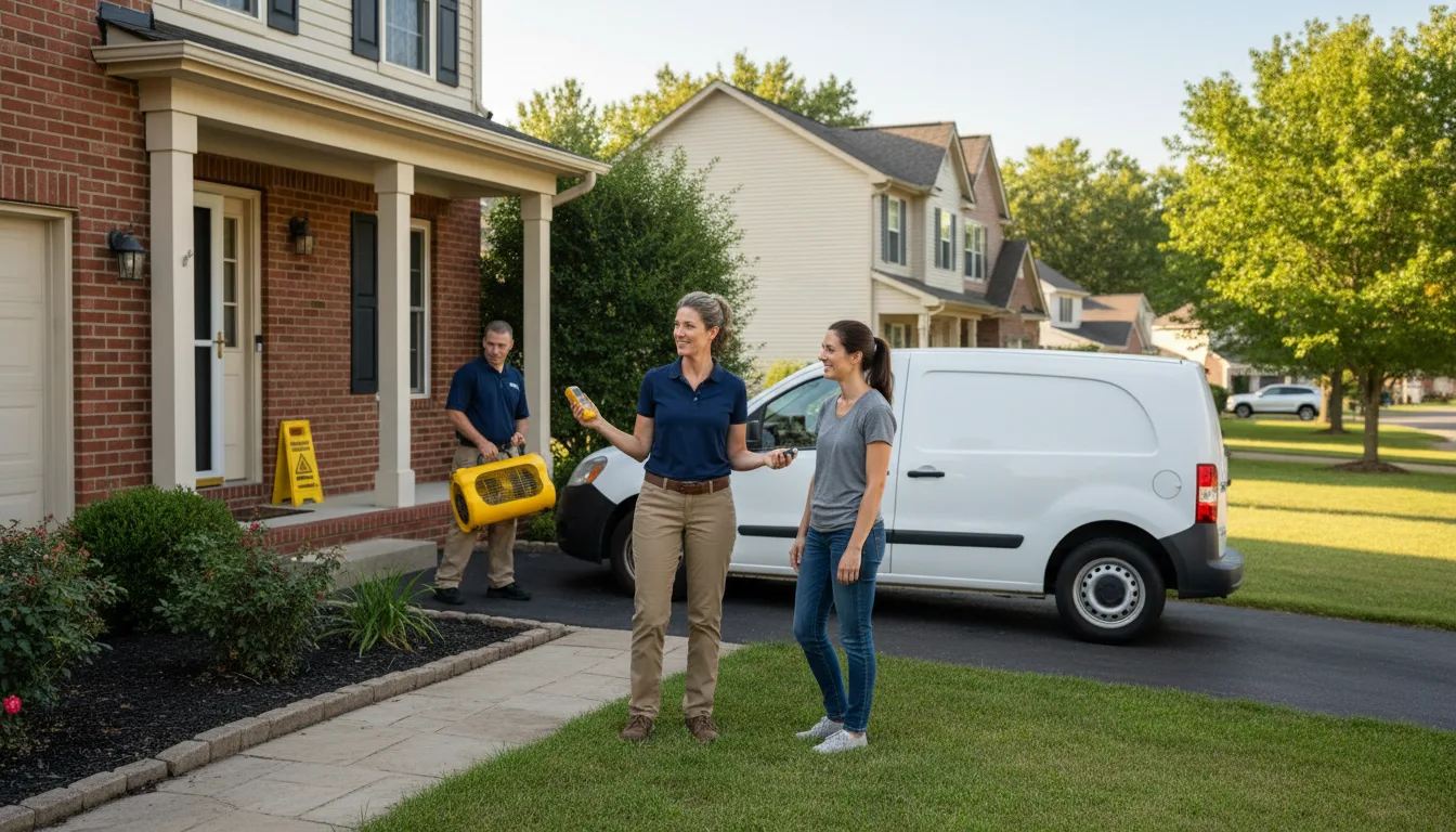 Water restoration image for Dehumidification And Cleanup Services in Oakwood, GA